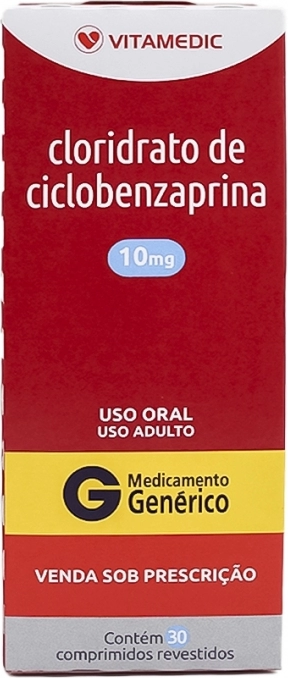 CICLOBENZAPRINA 10MG CX 30 COMP VITAMEDIC