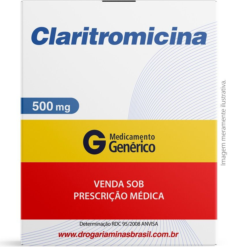 CLARITROMICINA 500MG CX 7 COMP PHARLAB