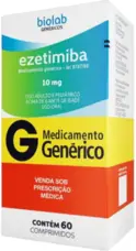 EZETIMIBA+SINVASTATINA 10MG CX 30 COMP BIOLAB