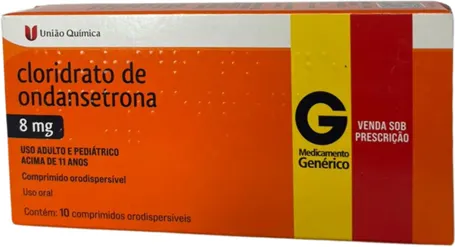 ONDANSETRONA 8MG CX 10 COMP UNIAO QUIMICA