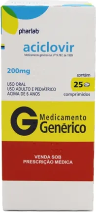 ACICLOVIR 200MG CX 60 COMP PHARLAB