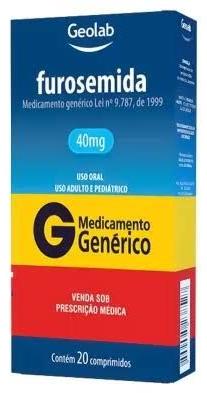 FUROSEMIDA 40MG CX 30 COMP GEOLAB