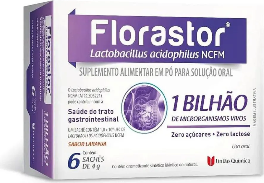 FLORASTOR 1 BI PO CX 6 SACHES UNIAO QUIMICA