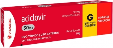 ACICLOVIR 50MG CR 10GR VITAMEDIC