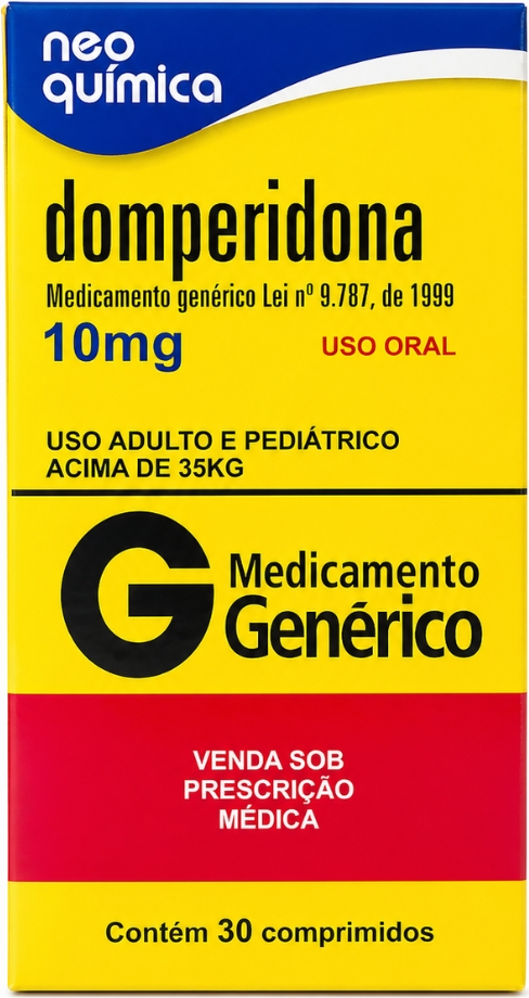 DOMPERIDONA 10MG CX 30 COMP NEO QUIMICA