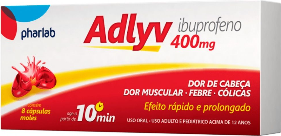 ADLYV 400MG CX 08 CAPS PHARLAB