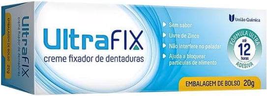 ULTRAFIX CREME FIX DENTADURA 20G S/SABOR UNIAO QUIMICA