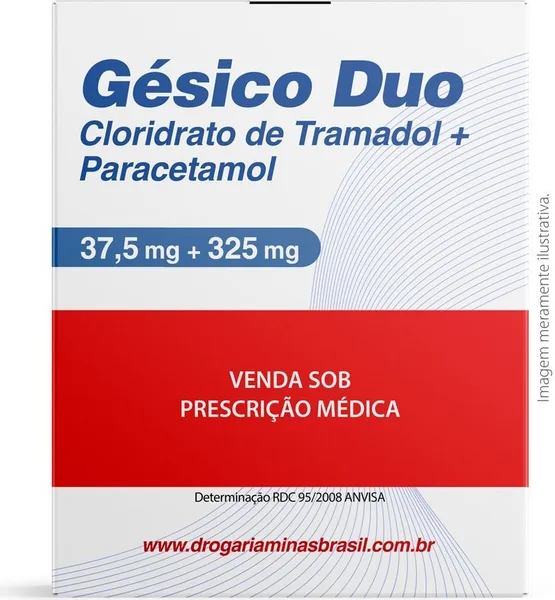 TRAMADOL+PARACETAMOL 37,5+325MG CX 30 COMP EUROFARMA