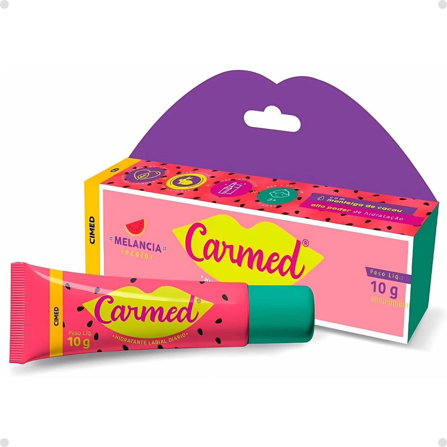 CARMED LABIAL SB MELANCIA 10GR