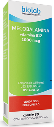 VITAMINA B12 1000MCG METILCOBALAMINA CX 30 COMP  - DEFB -  BIOLAB