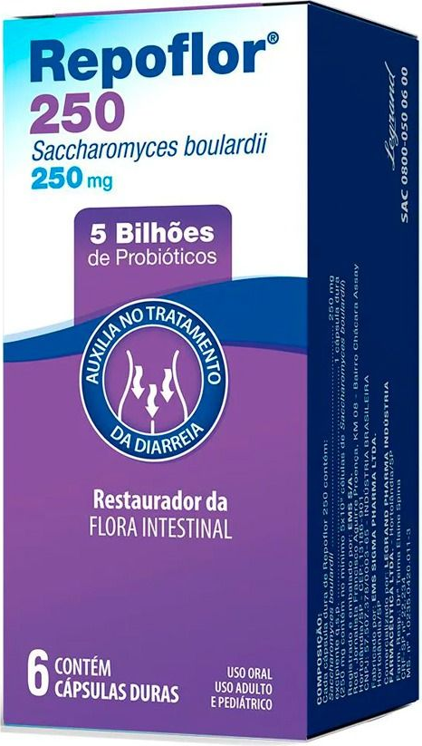 REPOFLOR 250/250MG CAPS LEGRAND OTC