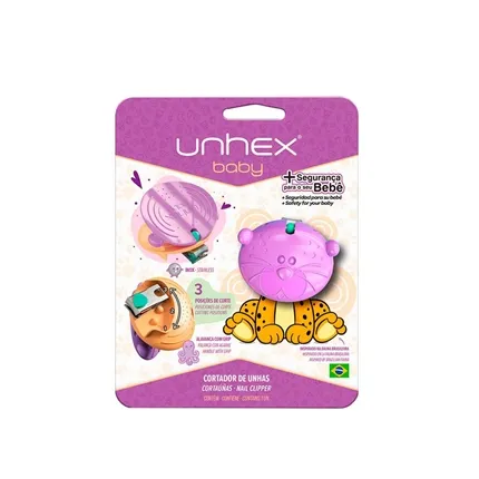 CORTADOR DE UNHAS UNHEX BABY MIX