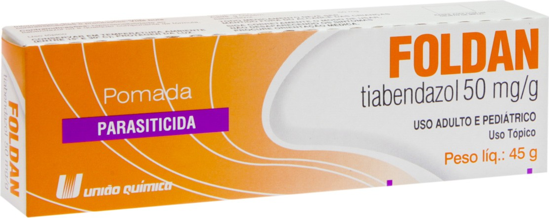 TIABENDAZOL 50 POMADA X 45G - FOLDAN - UNIAO