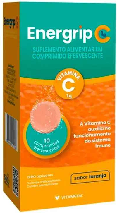 VITAMINA C +ZINCO CX 30 COMP EFERV  - ENERGRIP C -  VITAMEDIC
