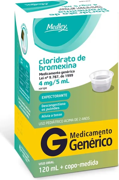 BROMEXINA 4MG XPE 120ML MEDLEY
