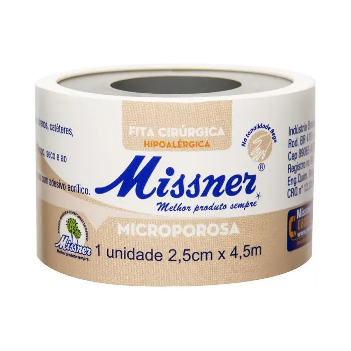FITA MICROP 2,5CM X 4,5M BEGE MISSNER