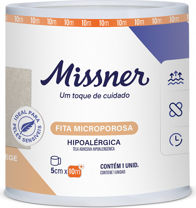 FITA MICROP 5,0CM X 10M BEGE MISSNER