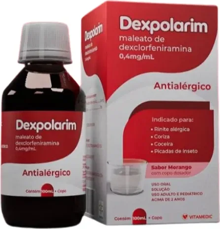 DEXCLOR 0,4MG 100ML  - DEXPOLARIM -  VITAMEDIC