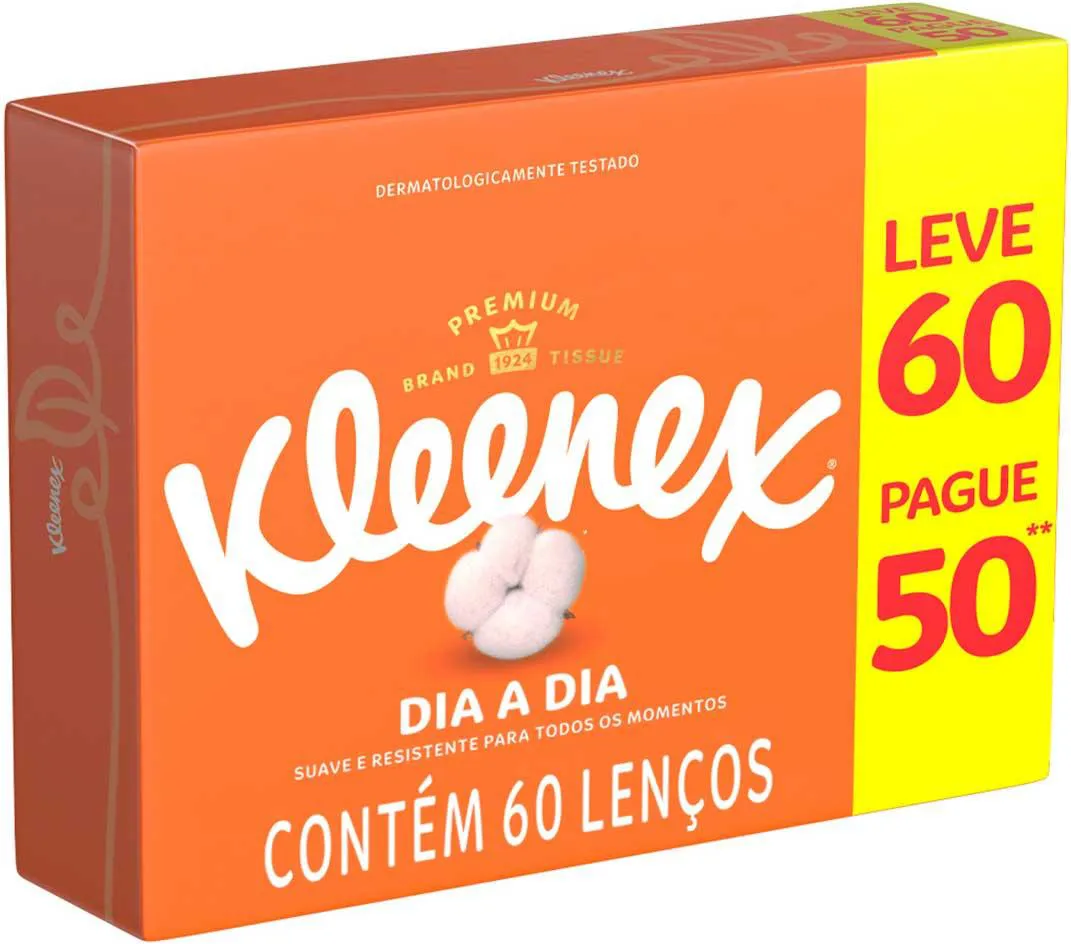 LENCO KLEENEX PAPEL BOX L60 P50UN C/60UN