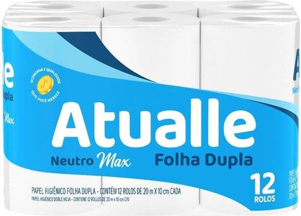 PAPEL HIG ATUALLE F DUPLA 20 FARDO 8X12