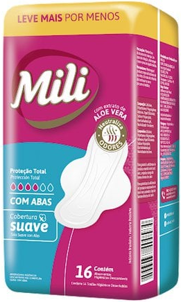ABS MILI MULHER CONFORTO TOTAL C/ABAS C/16UN