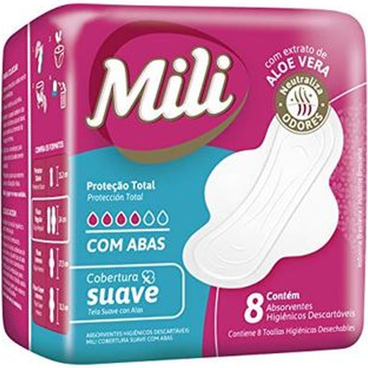 ABS MILI MULHER CONFORTO TOTAL C/ABAS C/8UN