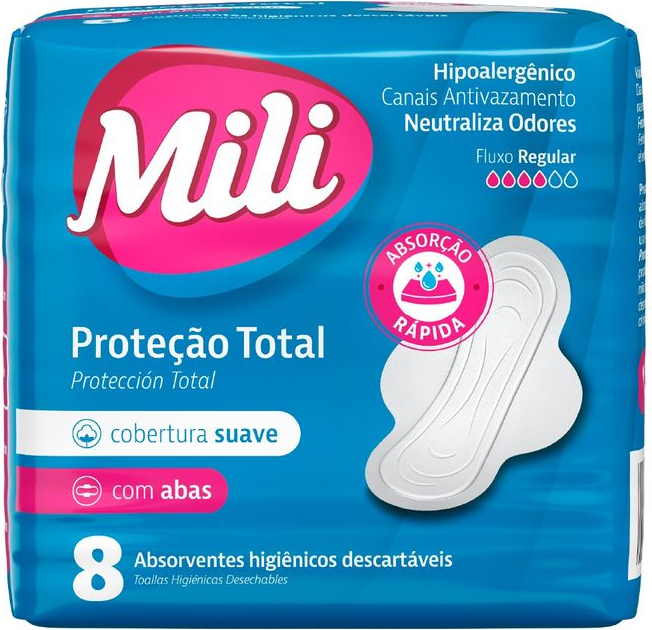 ABS MILI MULHER CONFORTO TOTAL S/ABAS C/8UN