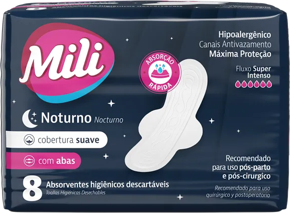 ABS MILI MULHER NOTURNO ULTRA C/ABAS C/8UN