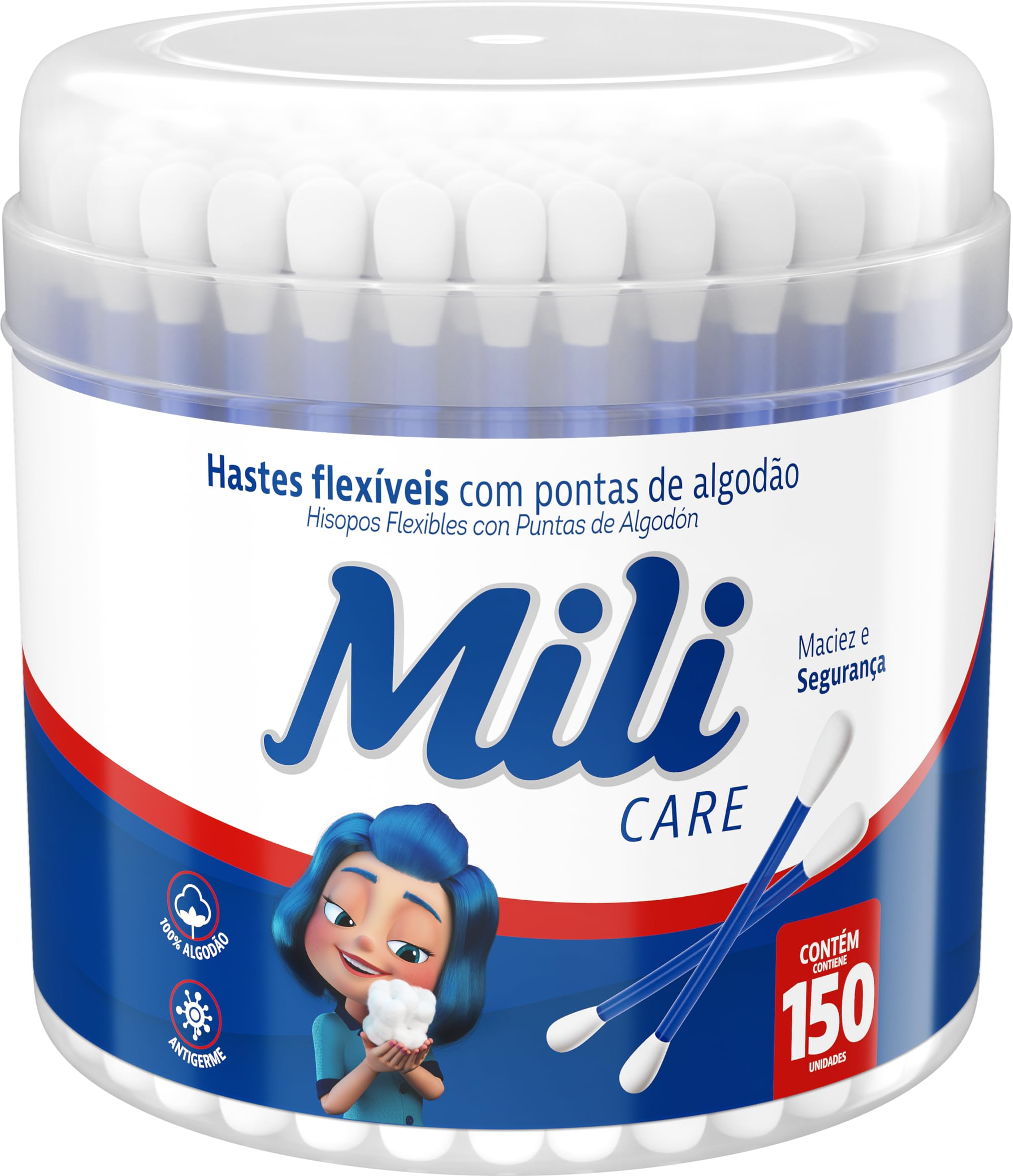 HASTES FLEX MILI C/150UN POTE