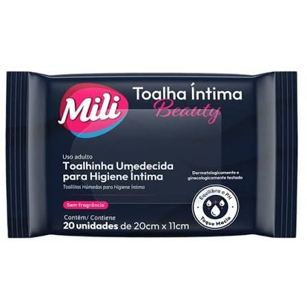 TOALHA UMED MILI INTIMA C/20UN