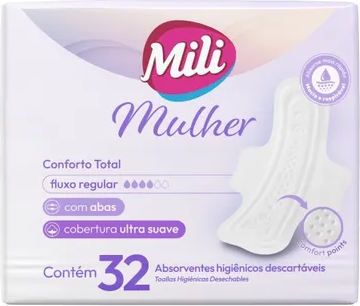 ABS MILI MULHER CONFORTO TOTAL C/ABAS C/32UN
