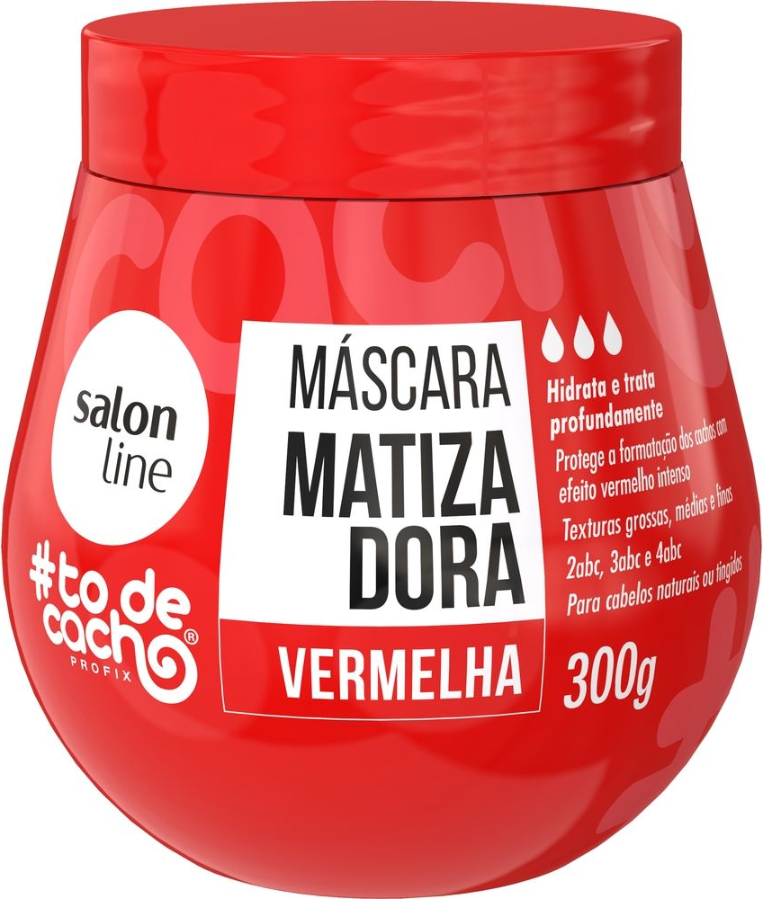 MASC MATIZ SALON LINE VERMELHA 300G