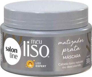 MASC TRAT SALON LINE MEU LISO MATIZADOR PRATA 300G