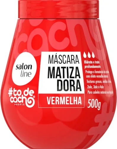 MASC MATIZ SALON LINE VERMELHA 500G