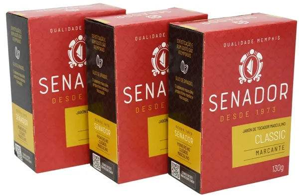 SAB SENADOR CLASSIC KIT C/3 SABONETES MEMPHIS