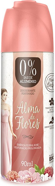 DESOD ALMA DE FLORES SPRAY 90ML ROSE MEMPHIS