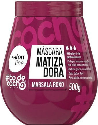 MASC MATIZ SALON LINE MARSALA ROXO 500G