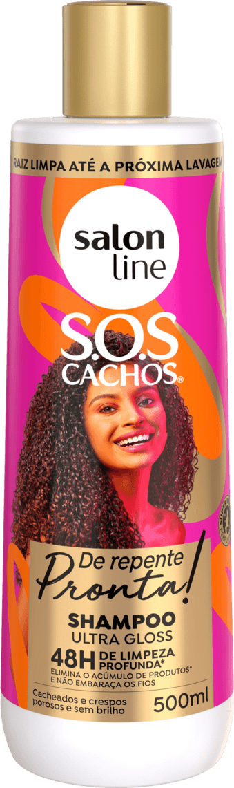 SH SALON LINE SOS CACHOS DE REPENTE PRONTA ULTRA GLOSS 500ML