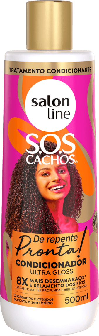 COND SALON LINE SOS CACHOS DE REPENTE PRONTA 500ML