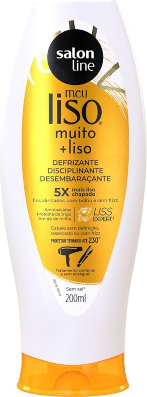 DEFRIZ SALON LINE MEU LISO MUITO + LISO 200ML