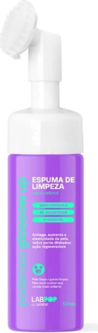 ESPUMA DE LIMPEZA FACIAL PODEROSO GLOW UP 130ML LABPOP