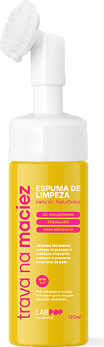 ESPUMA DE LIMPEZA FACIAL TRAVA NA MACIEZ 130ML LABPOP