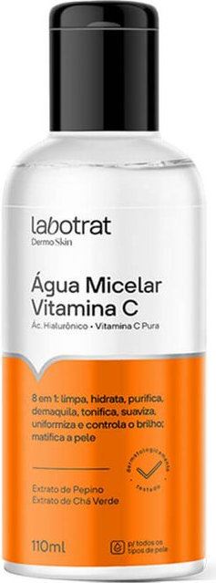 AGUA MICELAR COM VITAMINA C DERMO SKIN 110ML LABOTRAT