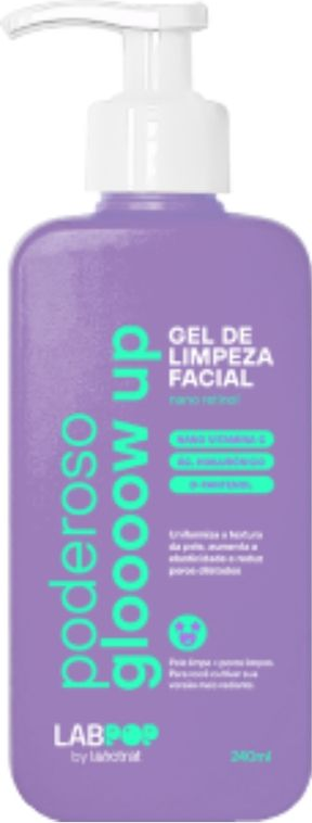 GEL DE LIMPEZA FACIAL PODEROSO GLOW UP 240ML LABPOP