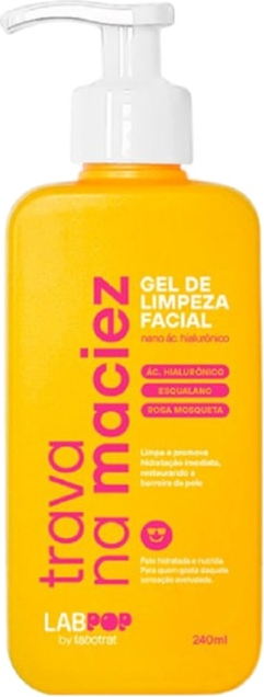 GEL DE LIMPEZA FACIAL TRAVA NA MACIEZ 240ML LABPOP