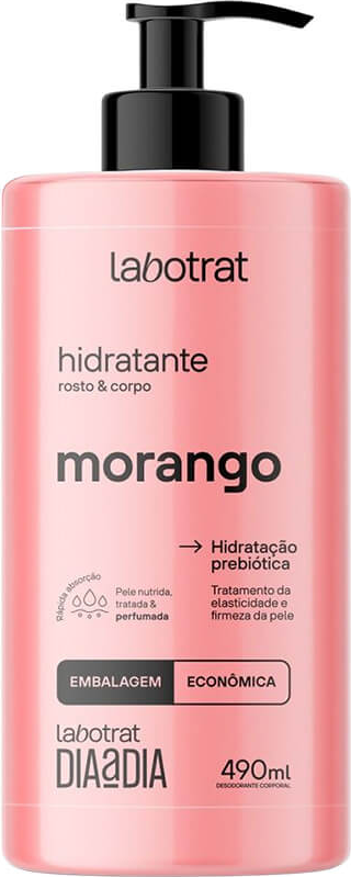 HIDRATANTE MORANGO DIA A DIA 490ML LABOTRAT