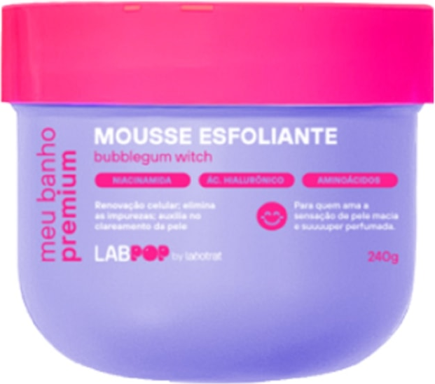 MOUSSE ESFOLIANTE BUBBLEGUM WITCH 240G LABPOP