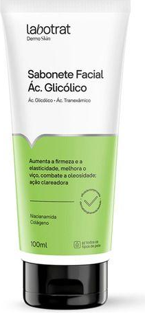 SABONETE FACIAL ACIDO GLICOLICO DERMO SKIN 100ML LABOTRAT