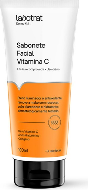 SABONETE FACIAL C/ VITAMINA C DERMO SKIN 100ML LABOTRAT