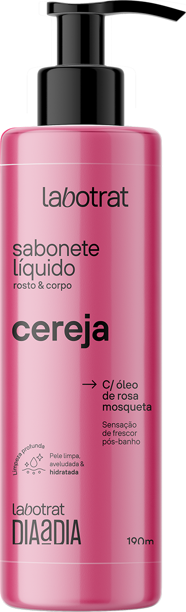 SABONETE LIQUIDO CEREJA DIA A DIA 190ML LABOTRAT